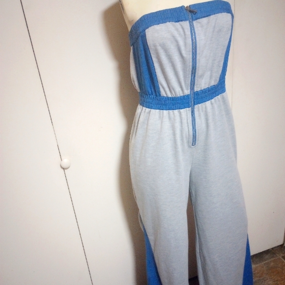 Kaylee Kollection Gray And Denim Lg Jumper